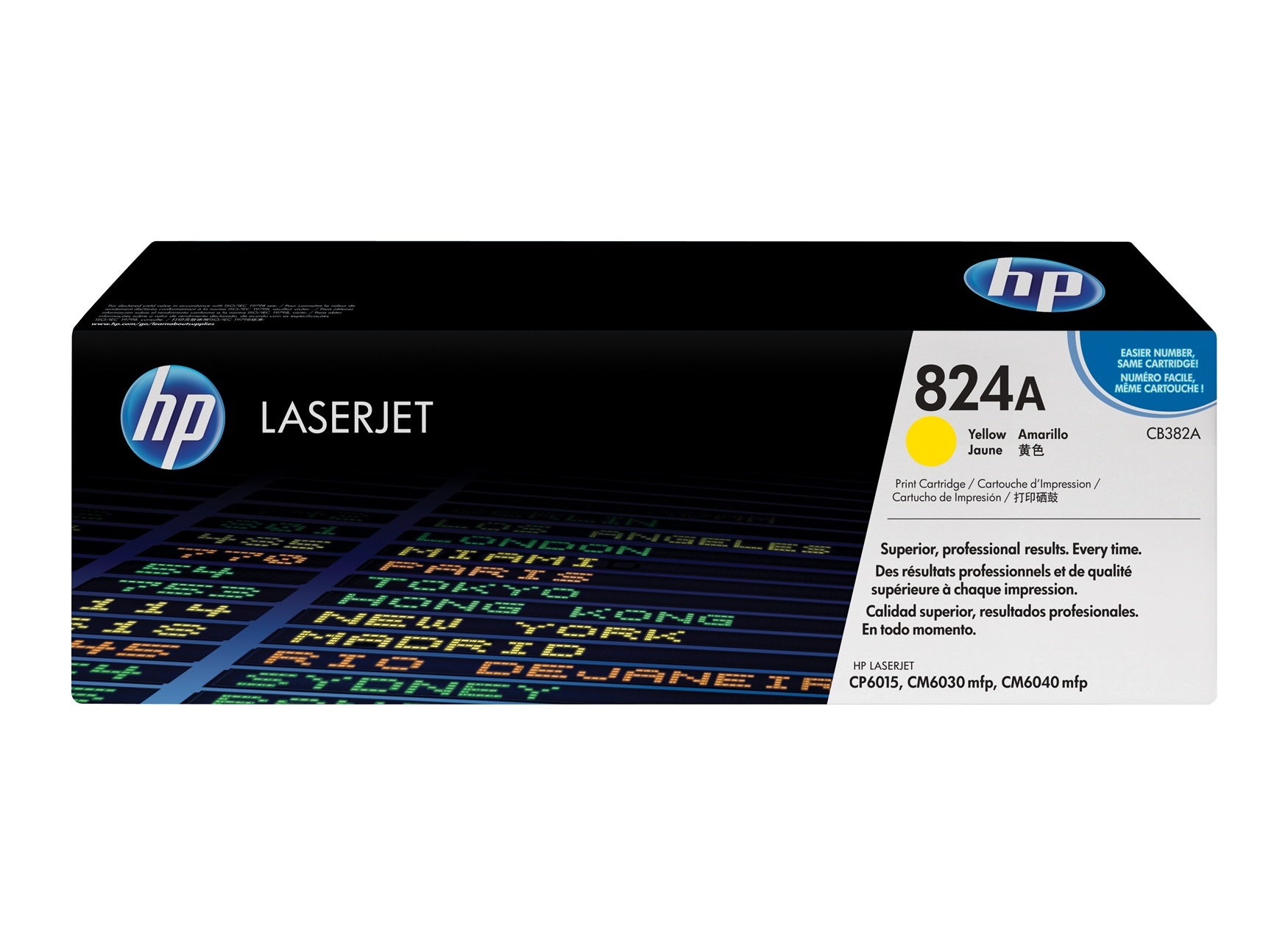 HP CB382A (824A) Yellow Toner Cartridge